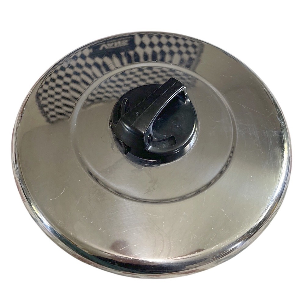 Revere Ware 10" Stockpot‎ Pot Steam Lid Only Vented Stainless Steel